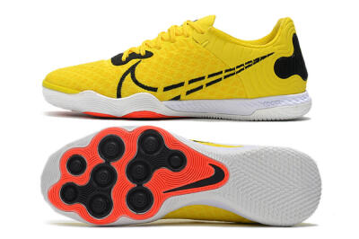 Nike React Gato IC Indoor & Futsal Soccer Shoes - Yellow/Black/White