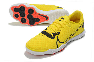 Nike React Gato IC Indoor & Futsal Soccer Shoes - Yellow/Black/White