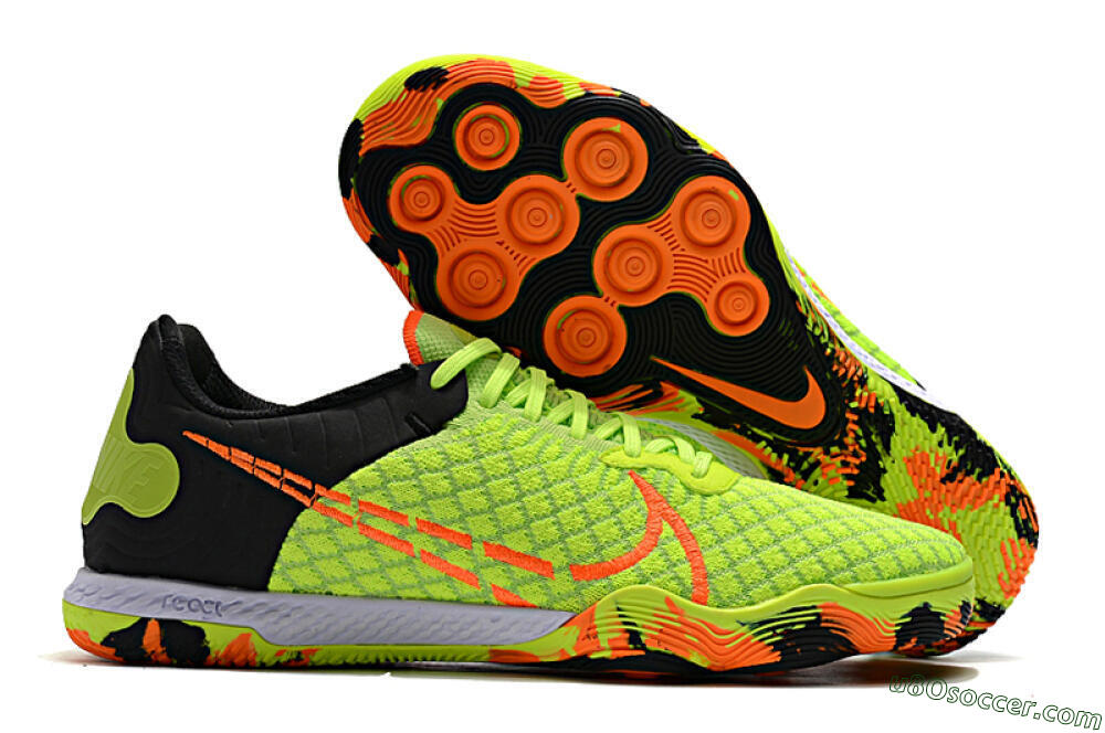 Nike React Gato IC Indoor & Futsal Soccer Shoes - Yellow/Red/Black 1