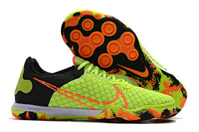 Nike React Gato IC Indoor & Futsal Soccer Shoes - Yellow/Red/Black