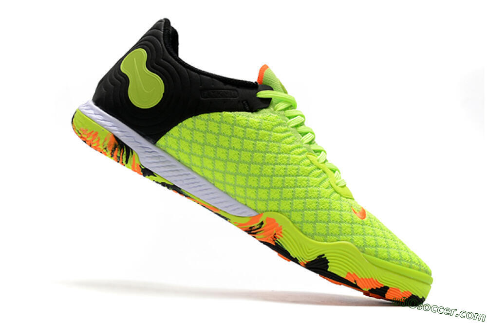 Nike React Gato IC Indoor & Futsal Soccer Shoes - Yellow/Red/Black 4