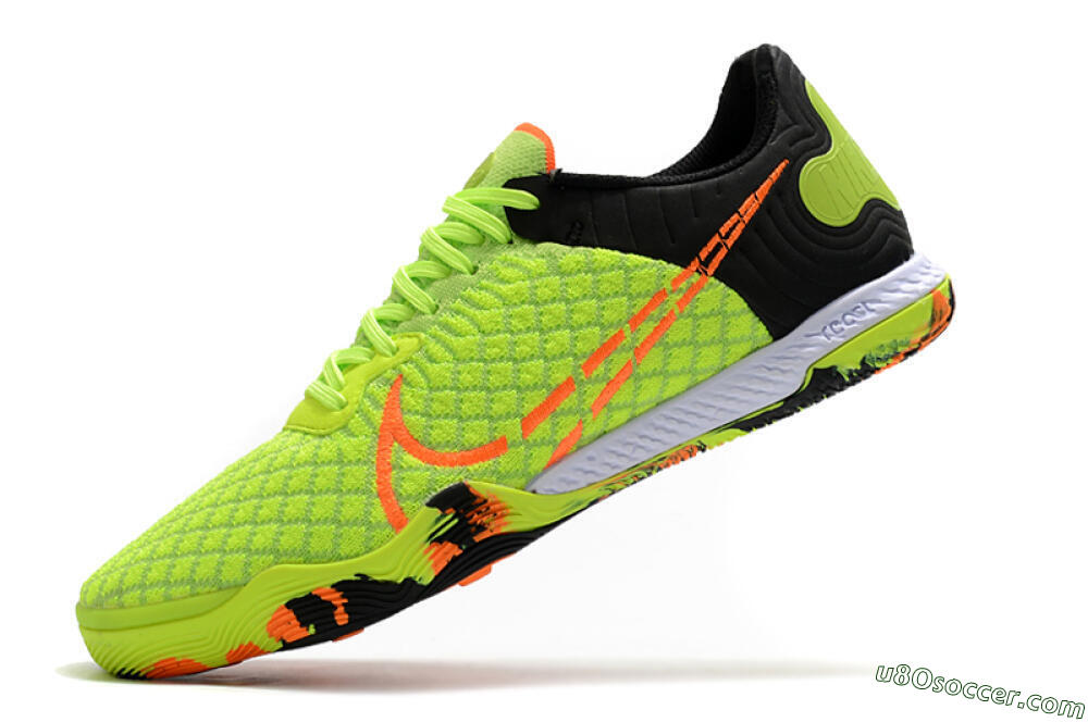 Nike React Gato IC Indoor & Futsal Soccer Shoes - Yellow/Red/Black 5