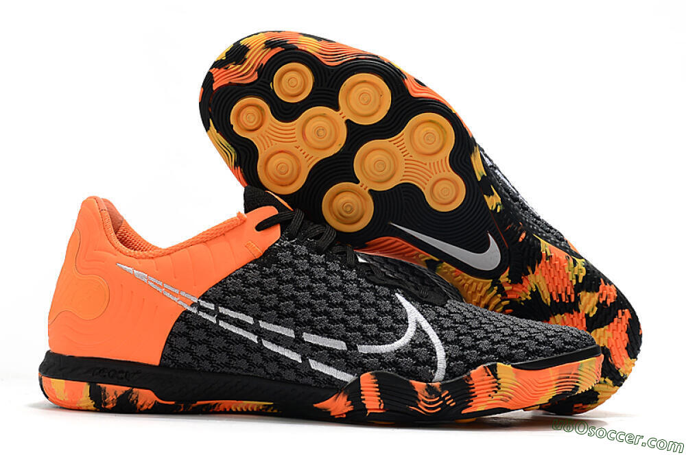 Nike React Gato IC Indoor & Futsal Soccer Shoes - Black/Red/White 1