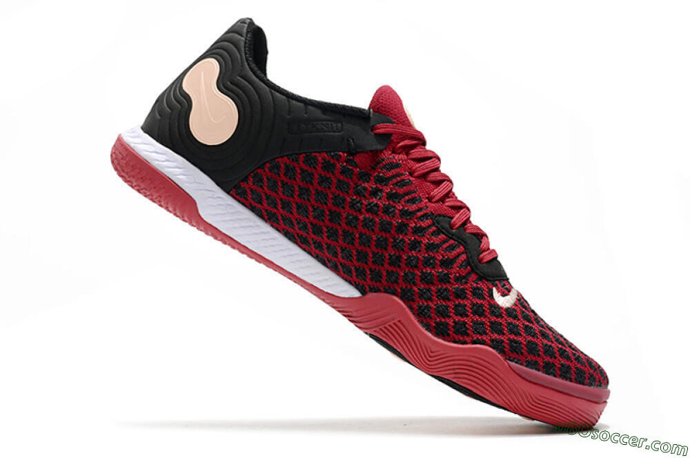 Nike React Gato IC Indoor & Futsal Soccer Shoes - Red/White/Black 4