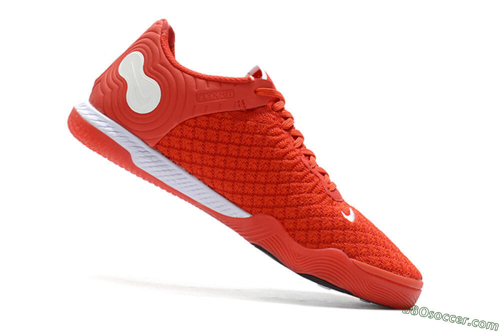 Nike React Gato IC Indoor & Futsal Soccer Shoes - Red/Whtie/Black 4