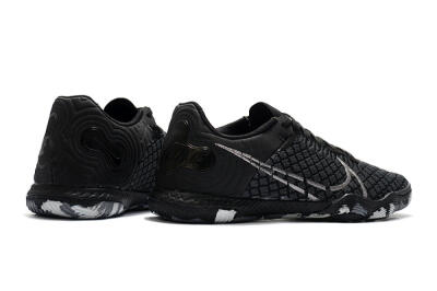 Nike React Gato IC Indoor & Futsal Soccer Shoes - Black/Silver/Grey
