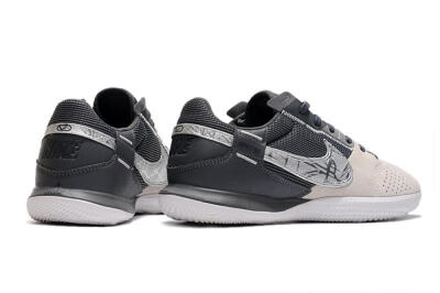 Nike Street Gato IC Indoor & Futsal Soccer Shoes - Beige/Silver/Black