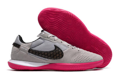 Nike Street Gato IC Indoor & Futsal Soccer Shoes - Grey/Black/Pink