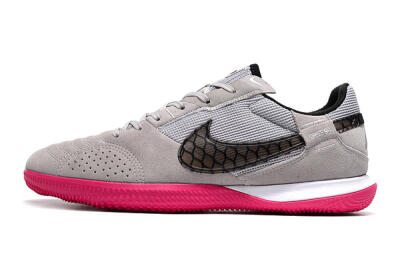 Nike Street Gato IC Indoor & Futsal Soccer Shoes - Grey/Black/Pink