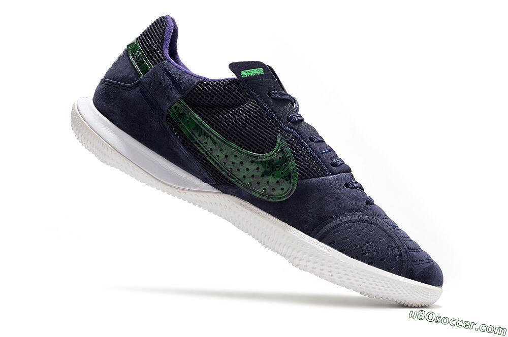 Nike Street Gato IC Indoor & Futsal Soccer Shoes - Purple/Green/White 4