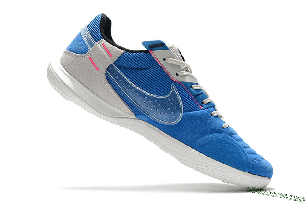 Nike Street Gato IC Indoor & Futsal Soccer Shoes - Blue/Grey/White 4