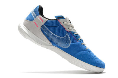 Nike Street Gato IC Indoor & Futsal Soccer Shoes - Blue/Grey/White