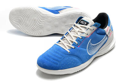 Nike Street Gato IC Indoor & Futsal Soccer Shoes - Blue/Grey/White