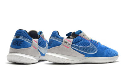 Nike Street Gato IC Indoor & Futsal Soccer Shoes - Blue/Grey/White