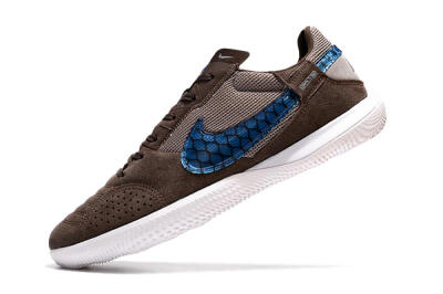 Nike Street Gato IC Indoor & Futsal Soccer Shoes - Brown/Blue/White