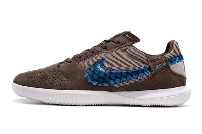 Nike Street Gato IC Indoor & Futsal Soccer Shoes - Brown/Blue/White