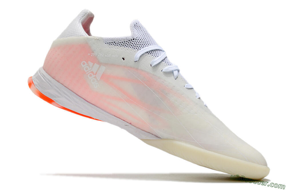 Adidas X Speedflow.1 IC Indoor & Futsal Soccer Shoes - White/Black/Red 4
