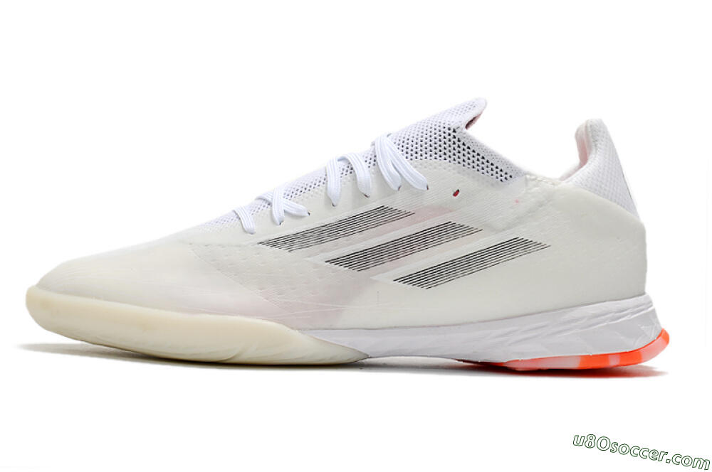 Adidas X Speedflow.1 IC Indoor & Futsal Soccer Shoes - White/Black/Red 2