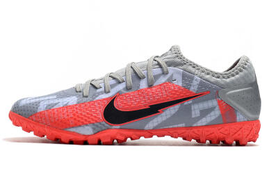 Nike Mercurial Vapor 13 Pro TF Artificial Turf Soccer Shoes - Grey/Black/Red