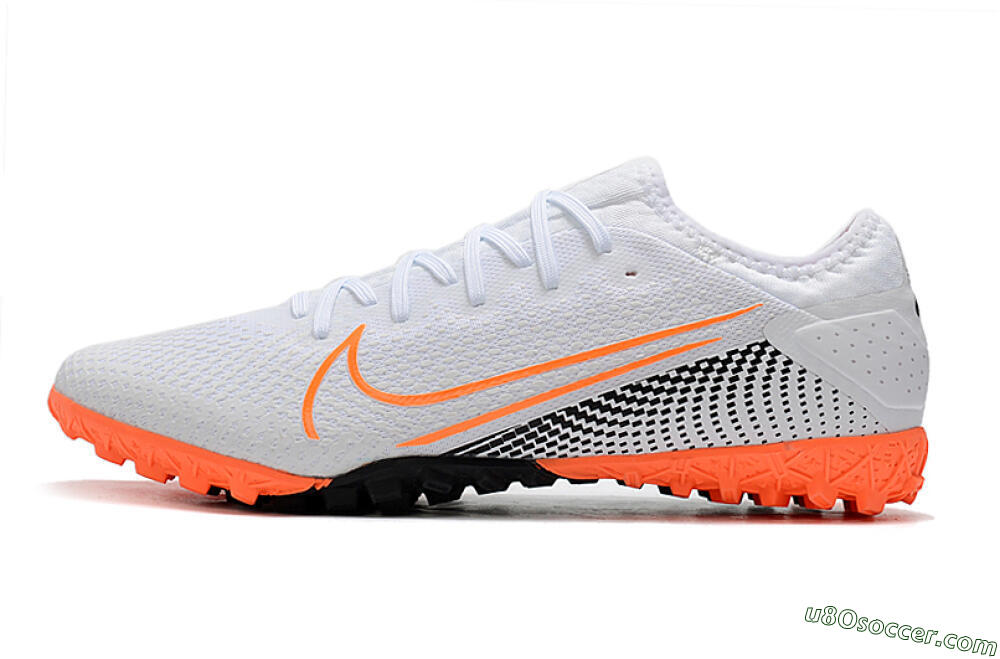 Nike Mercurial Vapor 13 Pro TF Artificial Turf Soccer Shoes - White/Red/Black 2