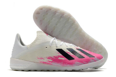Adidas X 19.1 TF Artificial Turf Soccer Shoes - Pink/Black/White