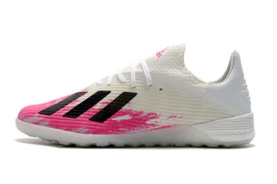 Adidas X 19.1 TF Artificial Turf Soccer Shoes - Pink/Black/White