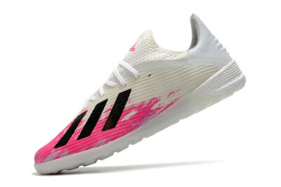 Adidas X 19.1 TF Artificial Turf Soccer Shoes - Pink/Black/White
