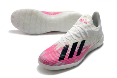 Adidas X 19.1 TF Artificial Turf Soccer Shoes - Pink/Black/White