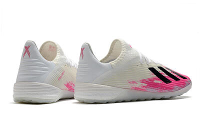 Adidas X 19.1 TF Artificial Turf Soccer Shoes - Pink/Black/White