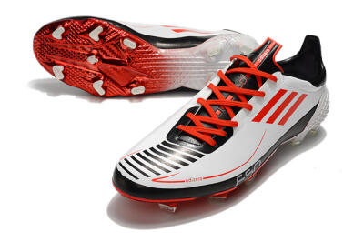 シューズ F50 GHOSTD  ADIZERO Adidas F50 Adizero Ghosted FG Soccer Cleats - White/Red/Black