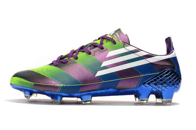 Adidas F50 Adizero Ghosted FG Firm Ground Soccer Cleats - Purple/Blue/Yellow