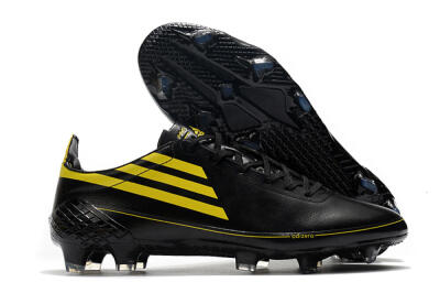 Adidas F50 Adizero Ghosted FG Firm Ground Soccer Cleats - Black/Yellow