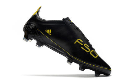 Adidas F50 Adizero Ghosted FG Firm Ground Soccer Cleats - Black/Yellow
