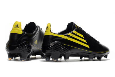 Adidas F50 Adizero Ghosted FG Firm Ground Soccer Cleats - Black/Yellow