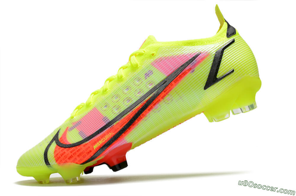 Nike Mercurial Vapor 14 Elite FG Firm Ground Soccer Cleats - Yellow/Red/Black 5
