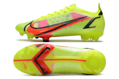 Nike Mercurial Vapor 14 Elite FG Firm Ground Soccer Cleats - Yellow/Red/Black