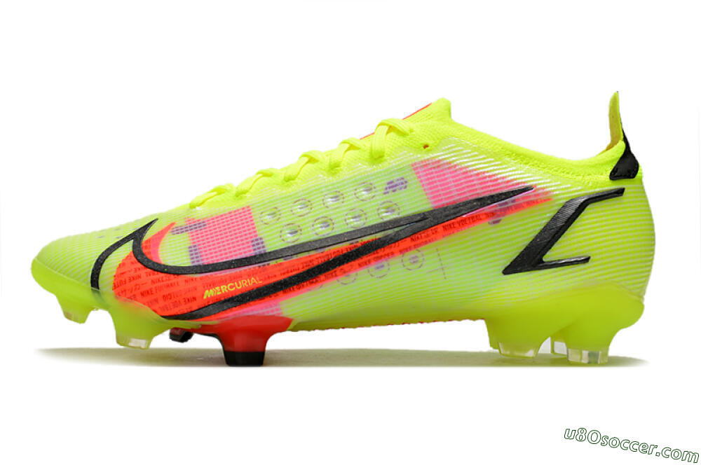 Nike Mercurial Vapor 14 Elite FG Firm Ground Soccer Cleats - Yellow/Red/Black 2