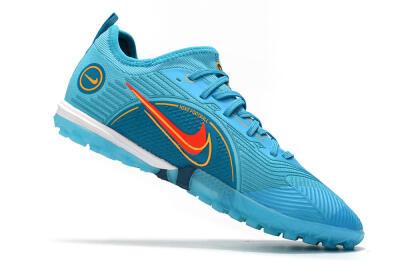 Nike Mercurial Vapor 14 Pro TF Artificial Turf Soccer Shoes - Jade/Yellow/Red