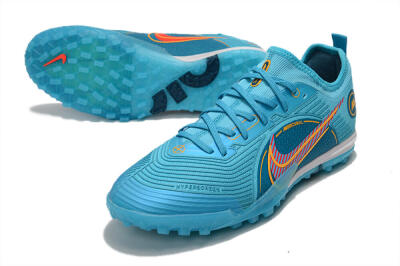 Nike Mercurial Vapor 14 Pro TF Artificial Turf Soccer Shoes - Jade/Yellow/Red