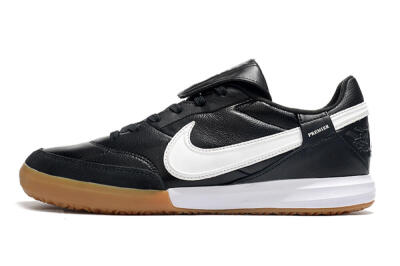 Nike The Premier 3 IC Indoor & Futsal Soccer Shoes - Black/White/Brown