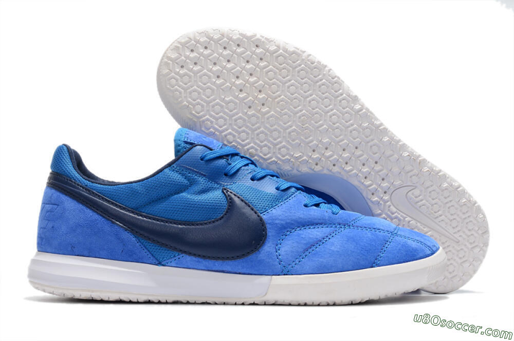 Nike Premier 2 Sala IC Indoor & Futsal Soccer Shoes - Blue/White 1