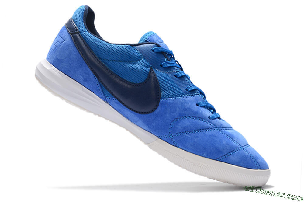 Nike Premier 2 Sala IC Indoor & Futsal Soccer Shoes - Blue/White 4