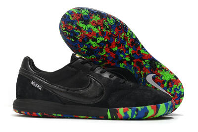 Nike Premier 2 Sala IC Indoor & Futsal Soccer Shoes - Black/Red/Green/Blue