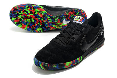 Nike Premier 2 Sala IC Indoor & Futsal Soccer Shoes - Black/Red/Green/Blue