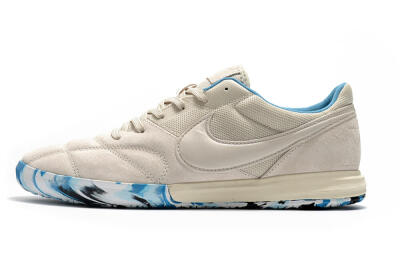 Nike Premier 2 Sala IC Indoor & Futsal Soccer Shoes - Beige/White/Blue