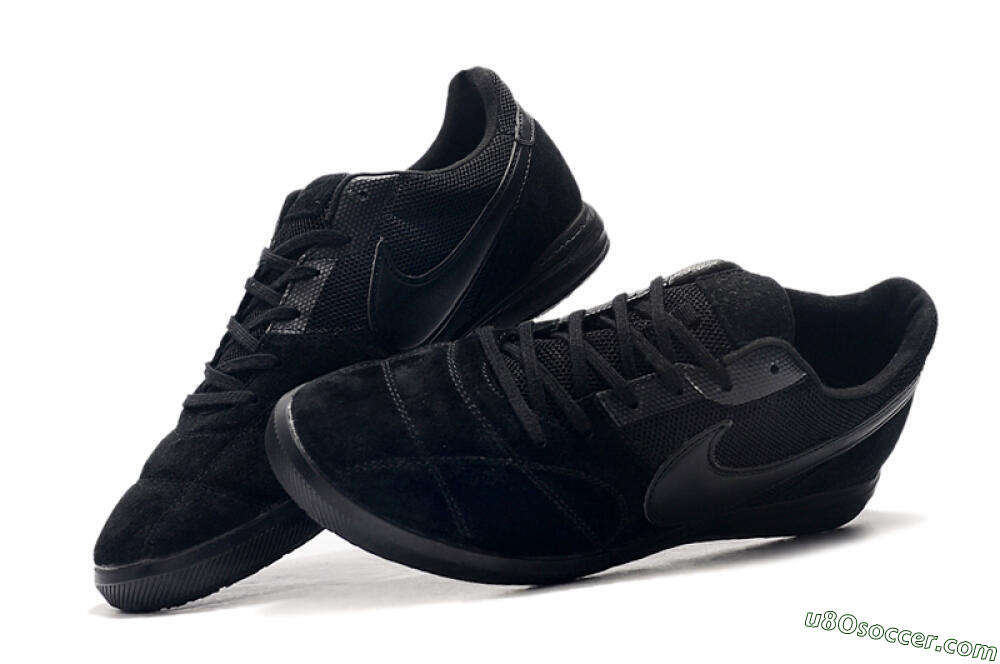 Nike Premier 2 Sala IC Indoor & Futsal Soccer Shoes - Black/Black 6