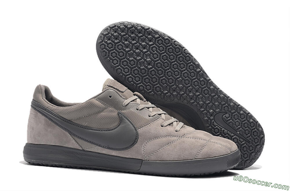 Nike Premier 2 Sala IC Indoor & Futsal Soccer Shoes - Grey/Grey 1