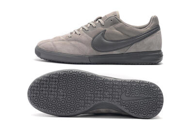 Nike Premier 2 Sala IC Indoor & Futsal Soccer Shoes - Grey/Grey