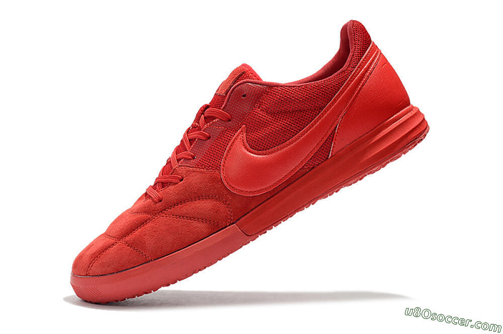 Nike Premier 2 Sala IC Indoor & Futsal Soccer Shoes - Red/Red 8
