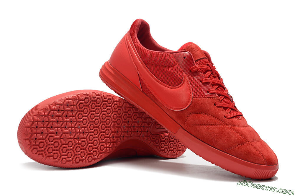 Nike Premier 2 Sala IC Indoor & Futsal Soccer Shoes - Red/Red 4